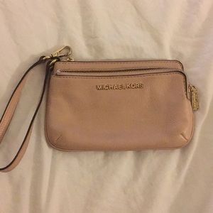 Michael kors blush pink wristlet